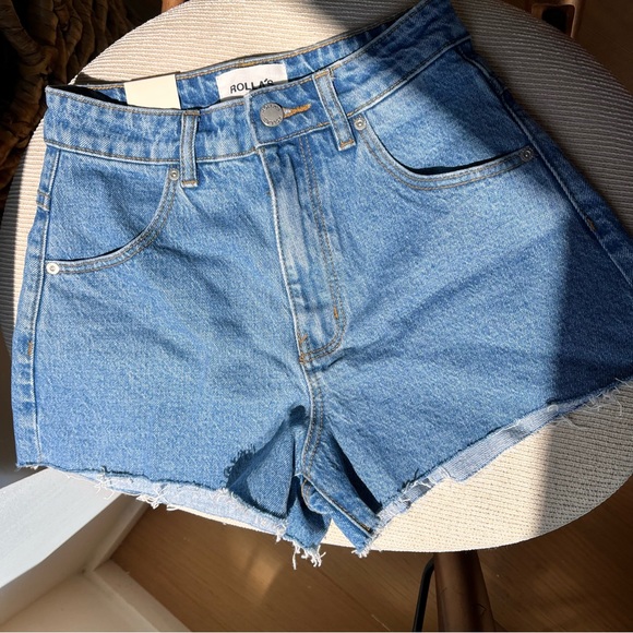 Rollas duster high rise slim denim short - Picture 1 of 3
